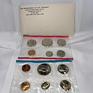 1972 U.C. PDS US Mint Uncirculated Mint Set 11 Coins
